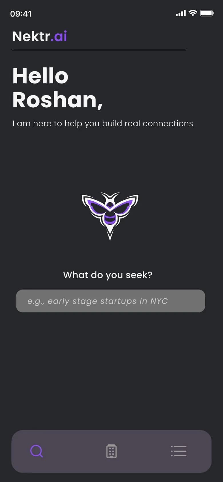 Nectr App secondary